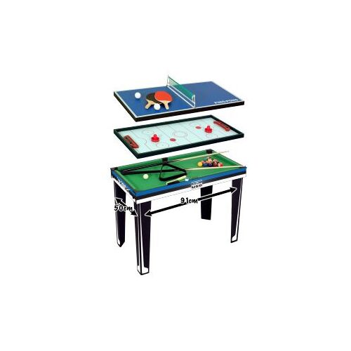Table De Jeux 3 En 1
