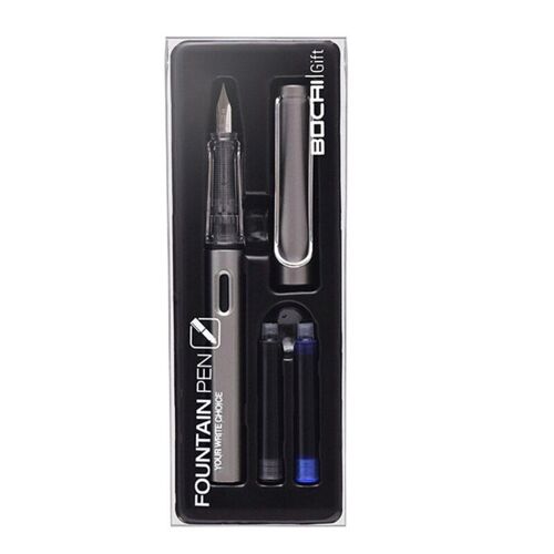 Ensemble De Stylos À Plume Remplis À Piston, Avec 2 Sacs D'encre, Étui De Rangement Transparent, Pointe En Iridium Ef, Nouveau, 2022
