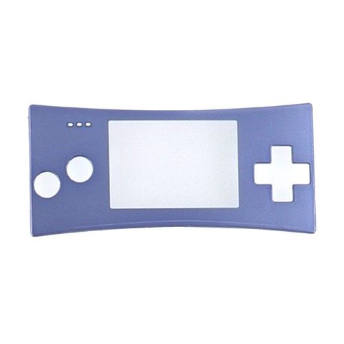 Boîtier Avant De Remplacement Coque Compatible Avec Game Boy Micro Gbm Jeu Console Façade Avant Housse Réparation