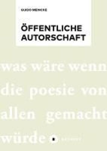 Öffentliche Autorschaft