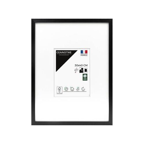 Ceanothe - Cadre photo Wild 30x40 cm - Noir