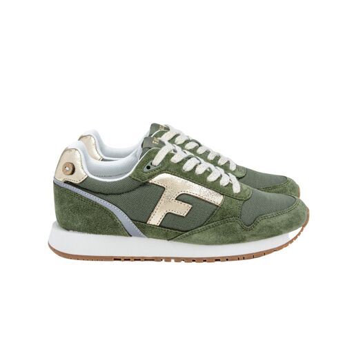 Faguo - Runnings En Coton Et Cuir Elm - Vert - 41