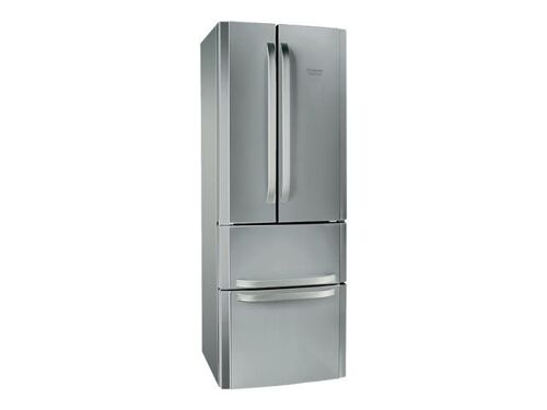 Réfrigérateur-congélateur Hotpoint Ariston Quadrio E4D AAA X C - congélateur inférieur à porte française - 70x78.4x195.5 cm (lxpxh) - 402 litres - Classe A++ - acier inoxydable
