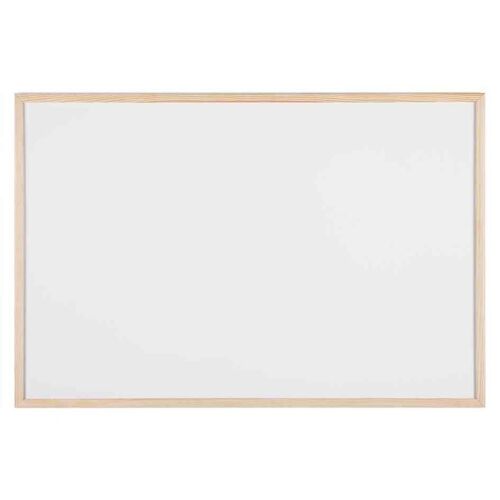 Bi-Office Tableau Blanc, Cadre En Bois, (L)400 X (H)300 Mm