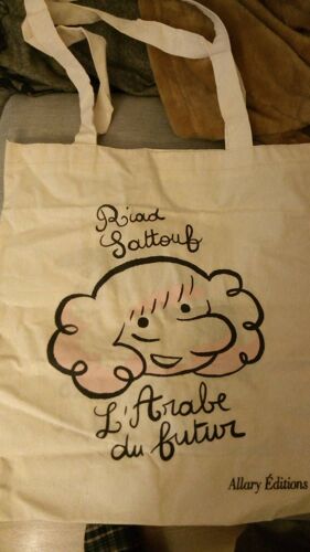 Tote Bag Riad Sattouf Allary Editions L'arabe Du Futur Les Cahiers D'esther