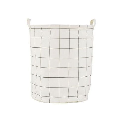 House Doctor - Sac à Linge Squares  - Blanc