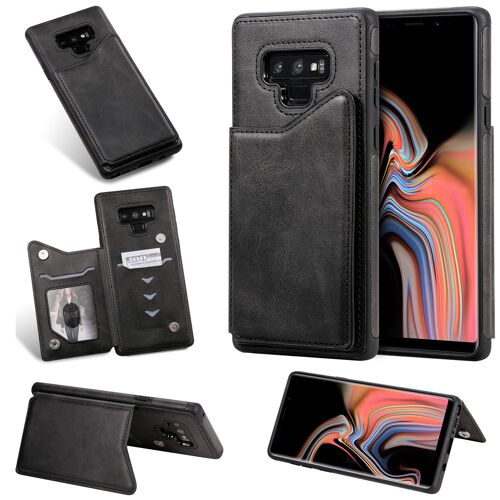 Coque Samsung Galaxy Note 9,Etui pour Samsung Galaxy Note 9,Etui en cuir pour Samsung Galaxy Note 9,Convient a etui la Samsung Galaxy Note 9,Noir