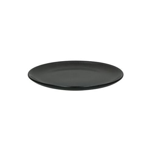 Pomax - Assiette À Dessert En Grès Mirha - Noir