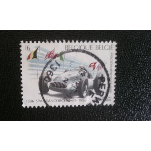 Timbre Belgique Yt 2650 Courses Automobiles Spa - Francorchamps - Mercedes Benz W154 (1939) 1996