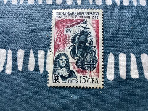 Timbre 15f Cfa, Saint Paul De La Réunion, Année 1965