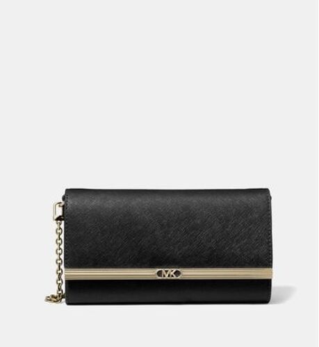 Michael Michael Kors - Sac pochette Clutch en cuir  - Noir