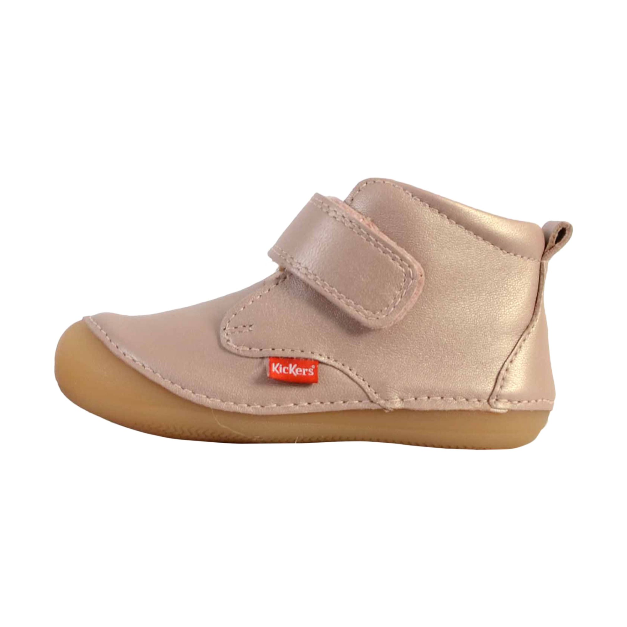 Basket Scratch Cuir Enfant Kickers Sabio - 19