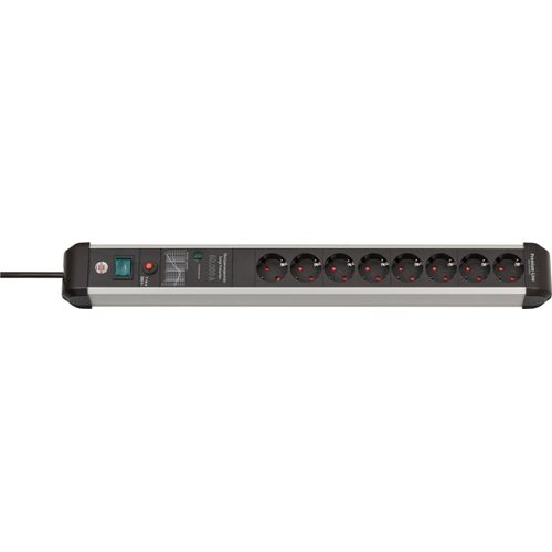 Brennenstuhl Prolongateur multiprise Premium-Protect-Line avec parasurtenseur 60.000A 8 prises, 3m H05VV-F 3G1,5 - 1391010800