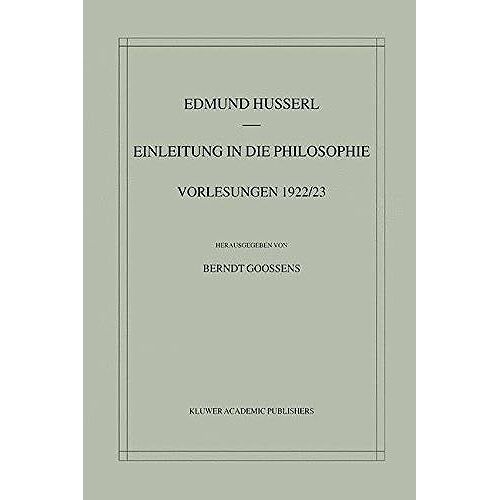 Einleitung In Die Philosophie