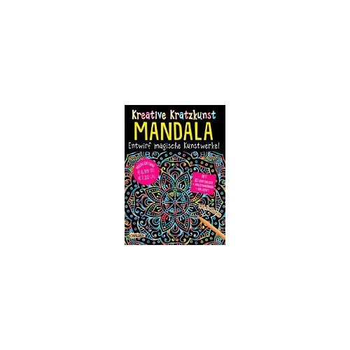 Kreative Kratzkunst: Mandala: Set Mit 10 Kratzbildern, Anleitungsbuch Und Holzstift