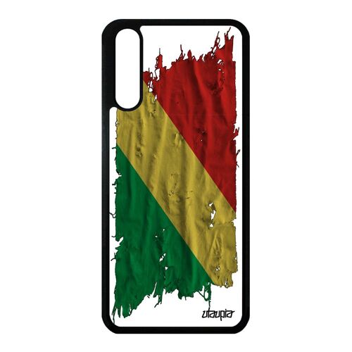 Coque Drapeau Congo Brazzaville Congolais Huawei P20 Silicone Housse Dessin Foot