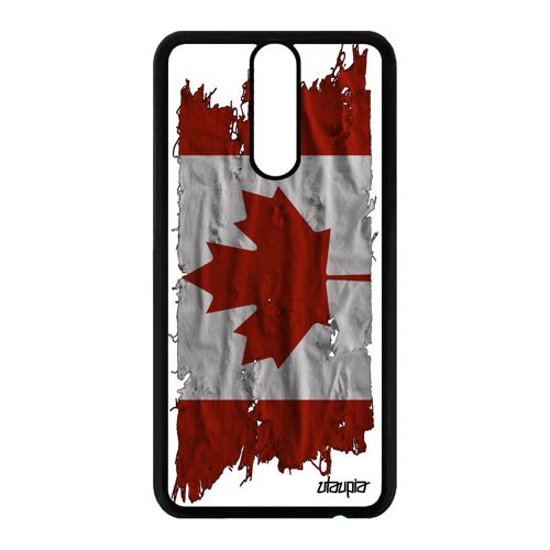 Coque Huawei Mate 10 Lite Silicone Drapeau Canada Canadien Foot Football Basket