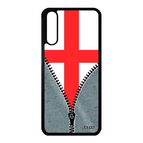 Coque Silicone Huawei P20 Drapeau Angleterre Anglais Smartphone Grande Bretagne