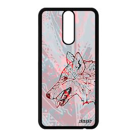 Coque Mate 10 Lite Silicone Loup 4g Metal Rouge Dessin Montagne Alpha De Huawei Mate 10 Lite