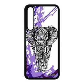 Coque P20 Pro Silicone Elephant D'afrique Peinture Sagesse Violet Animal Huawei P20 Pro