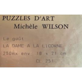 Puzzle d'art Michele Wilson 250 pieces "Dame à la Licorne"