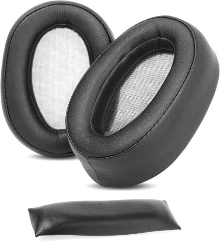 KAL-Remplacement Des Coussinets Et De L'Arceau Compatible Avec Sony Wh-H900N Mdr-Abn Coussinets D'Oreille En Cuir Protéiné Plus Doux/Mousse À Mémoire De Forme