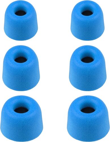 KAL-Bullet Dmc-Fx90 Petite/Moyenne/Grande Confort De Remplacement En Mousse Coussinets (Lot De 6) 40 Bleu