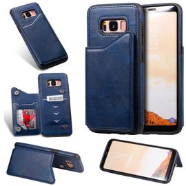 Coque Samsung Galaxy S8,Etui Pour Samsung Galaxy S8,Etui En Cuir Pour Samsung Galaxy S8,Convient A La Samsung Galaxy S8,Bleu