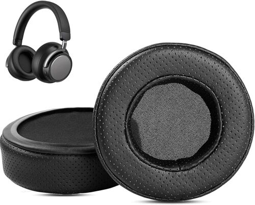 KAL-Respirant Coussinets D'Oreille De Rechange Compatible Avec Taotronics Tt-Bh046 Headphone Coussinets D'Oreille En Cuir Protéiné Perforé Et Mousse À Mémoire De Forme