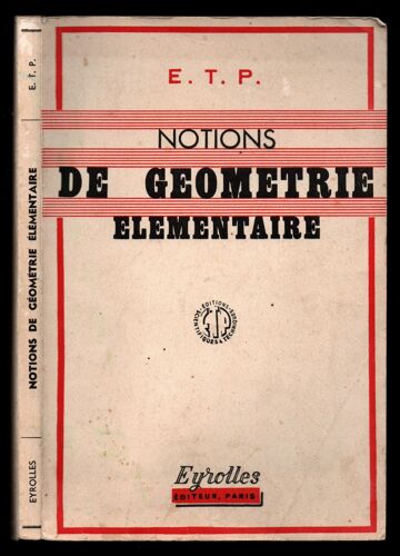 Notions De Géométrie Élémentaire