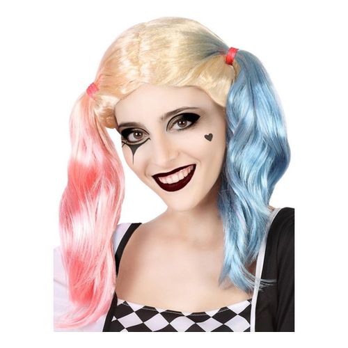 Perruque De Clown Avec Des Couettes