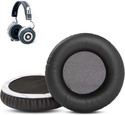 KAL-Remplacement Des Coussinets Compatible Avec Koss Hv1, Hv1A Headphones Coussinets D'Oreille En Cuir Protéiné Plus Doux/Mousse À Mémoire De Forme
