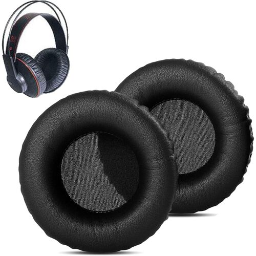KAL-Coussinets D'Oreille Compatible Avec Akg K-01 K301 Headphone Coussinets D'Oreille De Rechange En Cuir Protéiné Doux Et Mousse À Mémoire De Forme