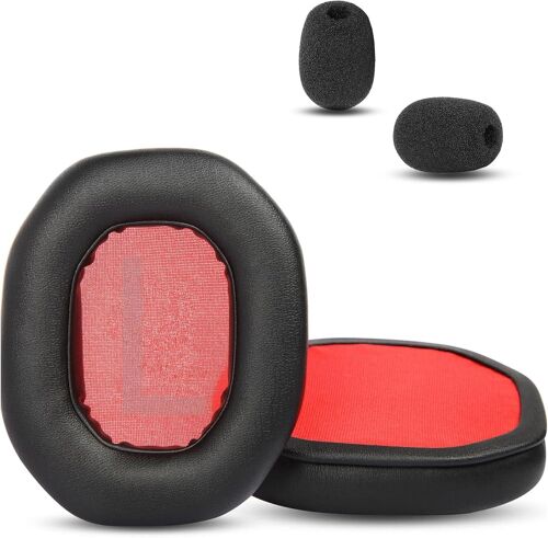 KAL-Coussinets De Remplacement Compatibles Avec Le Casque De Jeu Teufel Cage, Coussinets En Cuir Protéiné Plus Doux/Mousse À Mémoire De Forme