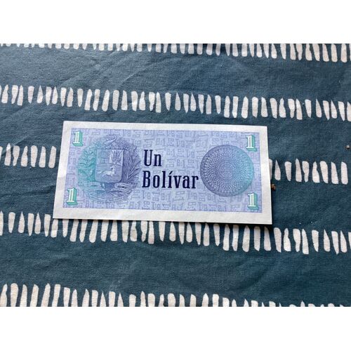 1 Billet D¿ 1 Bolivar, Venezuela, Année 1989