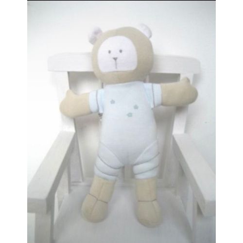 Peluche Doudou Ours Astronaute Petit Bateau 23 Cm