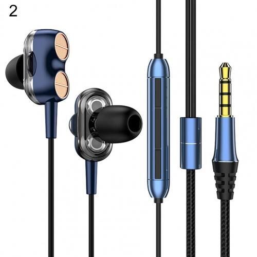 Écouteurs intra-auriculaires à Double bobine mobile K9, réduction du bruit, filaire, avec micro, pour téléphone