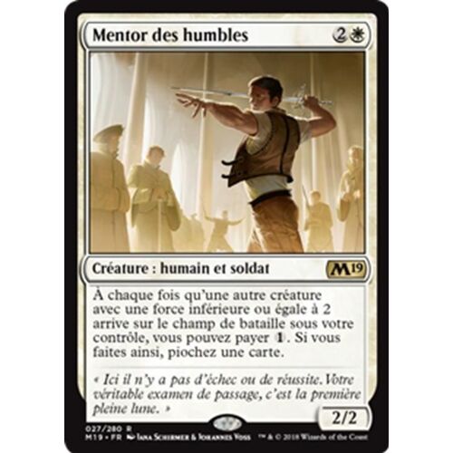 Mentor Des Humbles - Mtg - M2019 - R - 27/280