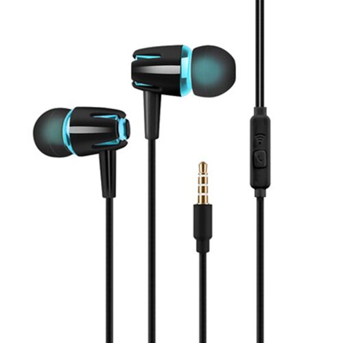 Écouteurs intra-auriculaires filaires universels antibruit, casque d'écoute stéréo avec micro
