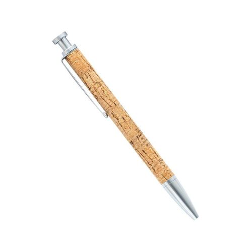 Stylo À Bille Rétractable En Bois, Poignée En Métal, Pour Signature D'affaires
