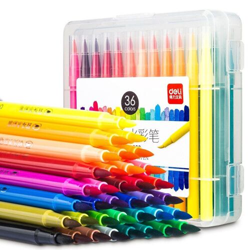 Ensemble De Stylos Aquarelle Professionnels, 36/48 Couleurs, Pour Adultes Et Enfants, Livres De Coloriage, Calligraphie, Lettrage À La Main, Prise De Notes