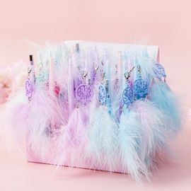 Pendentif En Plume De Licorne, Stylo Mécanique Créatif Mignon 0.5/0.7mm, Stylo Automatique Pour Élèves, Fournitures Scolaires Et De Bureau Pour Enfants, 40 Pièces/Lot