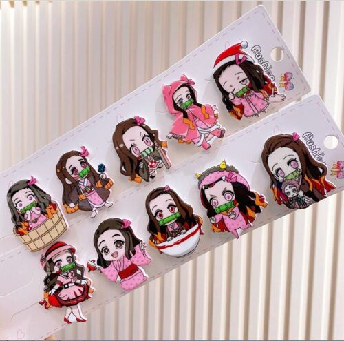 Lot De 30 Pinces À Cheveux Créatives Demon Slayer Pour Filles, Pinces À Papier En Forme De Lettres Décoratives Et Mignonnes, Fournitures Scolaires Et De Bureau 