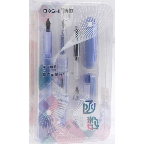 Stylo À Plume Créative De Couleur Foncée Ef, Boshi 8179, Accessoires De Bureau Pour Étudiants, Fournitures De Papeterie, Stylos À Encre Pour Écriture, Boîte Cadeau