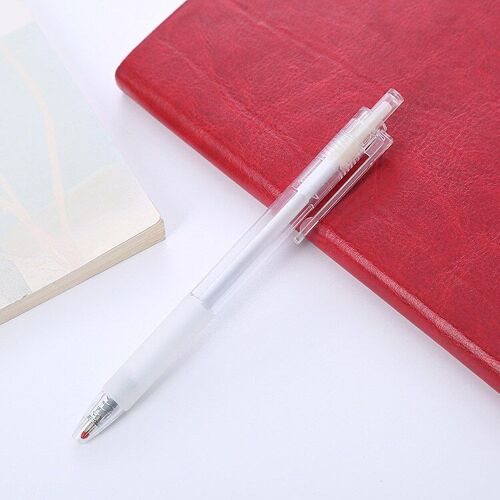 Stylo Gel Mignon, Créatif, Transparent, Couleur Macaron, Presse, Fournitures Scolaires, Papeterie Drôle, Kawaii, 6 Pièces
