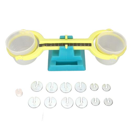Balance à double godet Balance éducative en plastique pour enfants étudiants balance pour l'enseignement de la mesure de masse