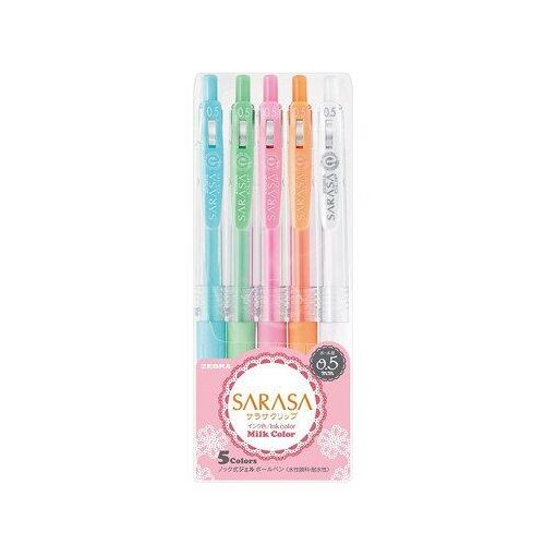 Japon Zèbre Sarasa Lait Couleur Limitée Gel Stylo 0.5mm 5/8pcs