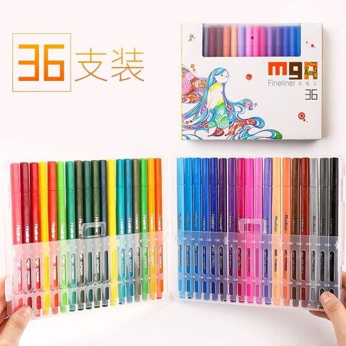 Stylo À Aiguille Coloré, 0.3mm, Crochet De Dessin, Stylo De Ligne, Combinaison Étanche, 24 Couleurs