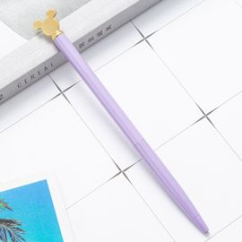 Stylo À Bille En Métal Et Cuivre, 1 Pièce, Dessin Animé Ours Chat Amour, Stylo De Mariage, Papeterie Fournitures Scolaires Et De Bureau