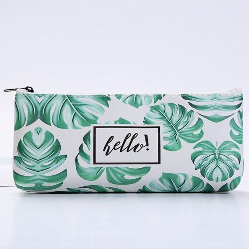 Sac À Crayons En Forme De Feuille De Tortue, 3 Pièces, Mignon Dessin Animé Kawaii, Fournitures Scolaires Et De Bureau, Papeterie, Étui À Outils De Réception